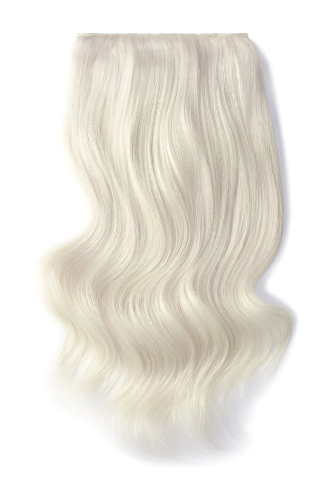Clip In Extensions - Weißblond - Haarkrönung