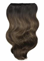 Clip In Extensions - Mix Brown Espresso