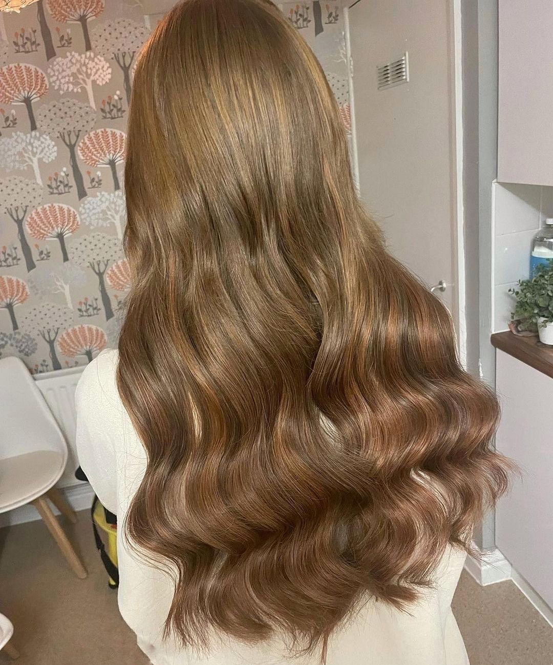 Clip In Extensions - Helles Kastanienbraun #30 - Haarkrönung