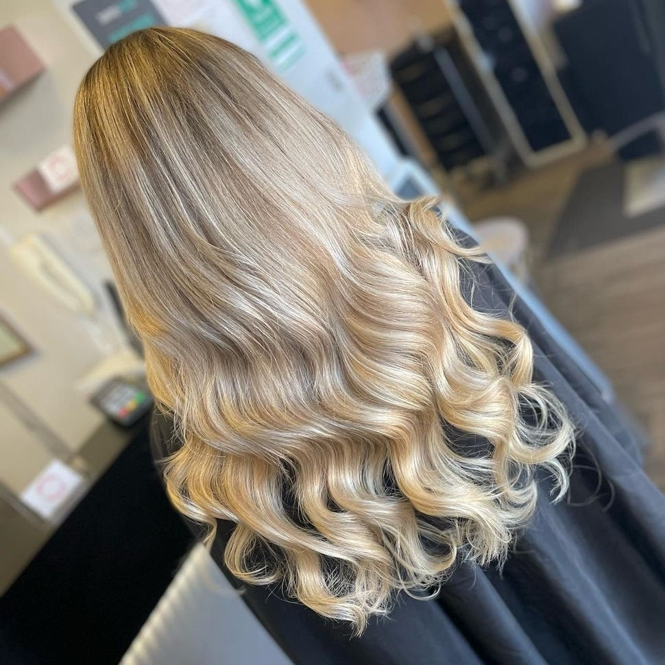 Clip Extensions Balayage 12 16 613 Remy Echthaar Haarkr nung